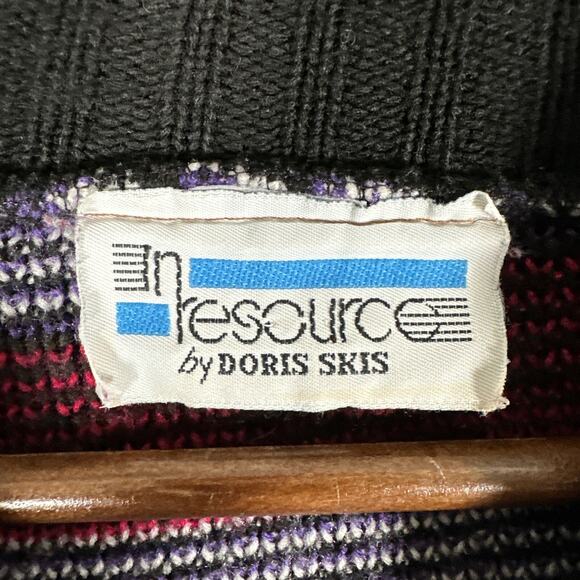 Vtg In Resource By Doris Skis Sweater Womens M Multicolor Fair Isle Halloween - Picture 11 of 14